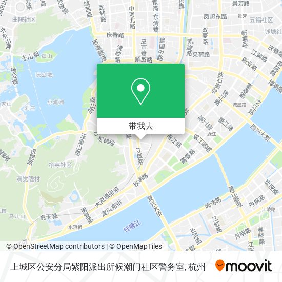 上城区公安分局紫阳派出所候潮门社区警务室地图