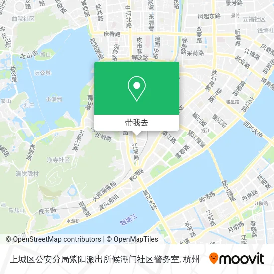 上城区公安分局紫阳派出所候潮门社区警务室地图