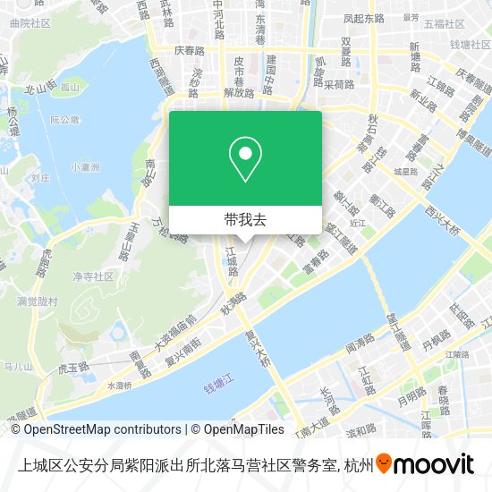 上城区公安分局紫阳派出所北落马营社区警务室地图