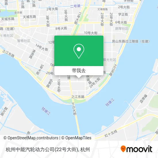 杭州中能汽轮动力公司(22号大街)地图