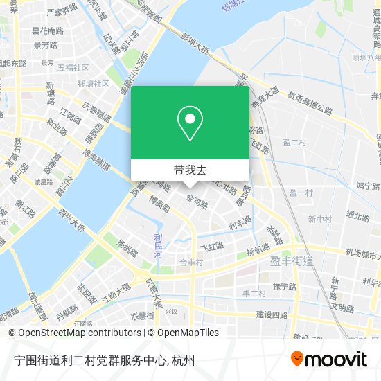 宁围街道利二村党群服务中心地图