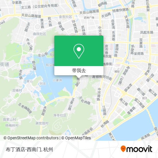 布丁酒店-西南门地图