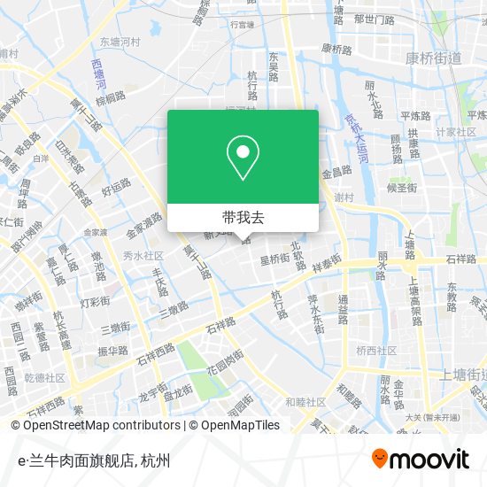 e·兰牛肉面旗舰店地图