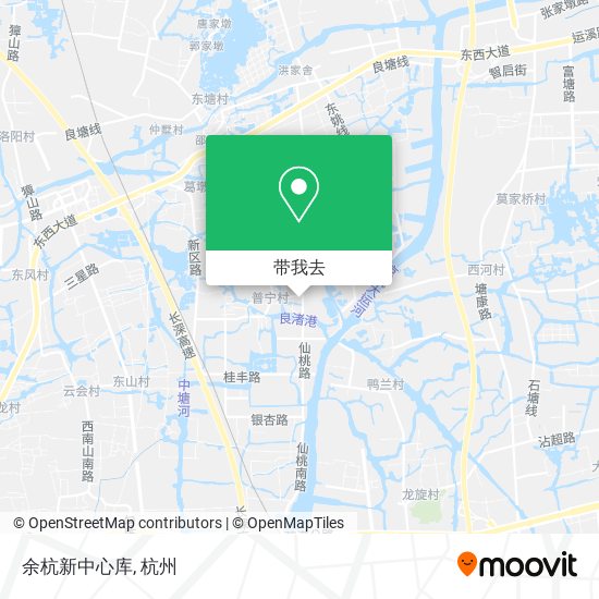余杭新中心库地图