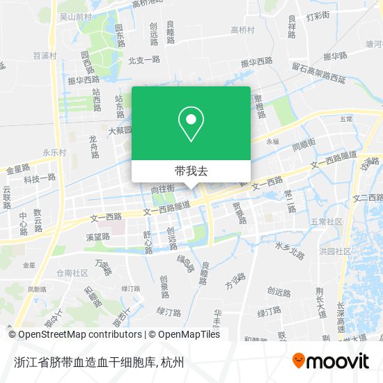 浙江省脐带血造血干细胞库地图