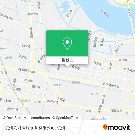杭州高能医疗设备有限公司地图