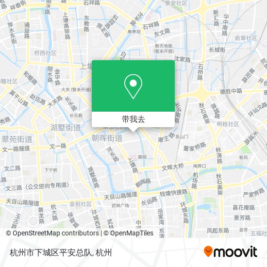 杭州市下城区平安总队地图
