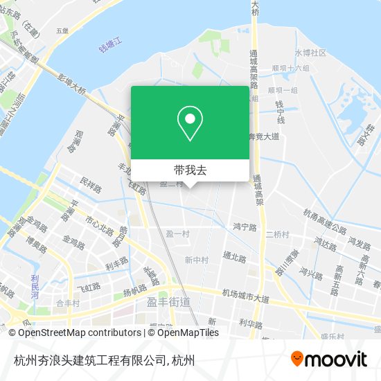 杭州夯浪头建筑工程有限公司地图