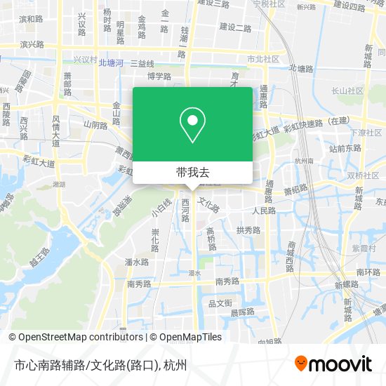 市心南路辅路/文化路(路口)地图
