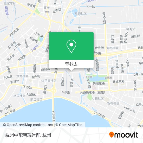 杭州中配明瑞汽配地图