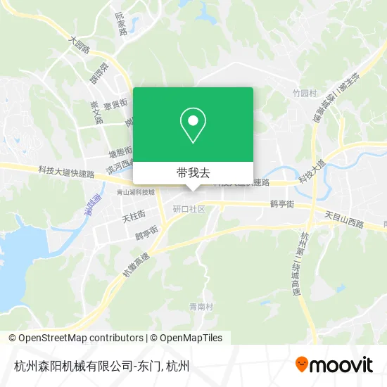 杭州森阳机械有限公司-东门地图