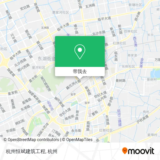 杭州恒斌建筑工程地图