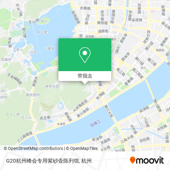 G20杭州峰会专用紫砂壶陈列馆地图