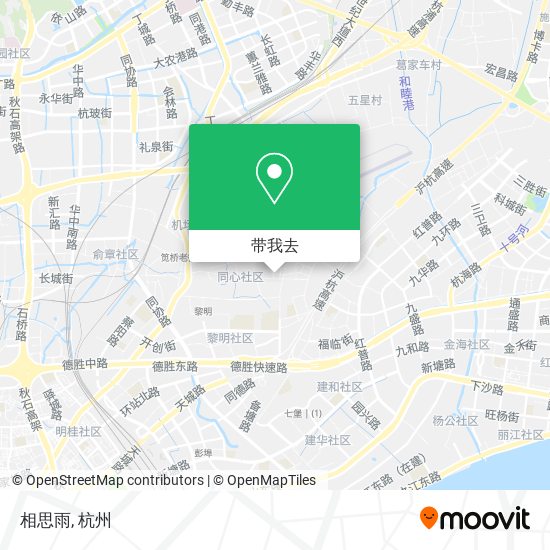 相思雨地图