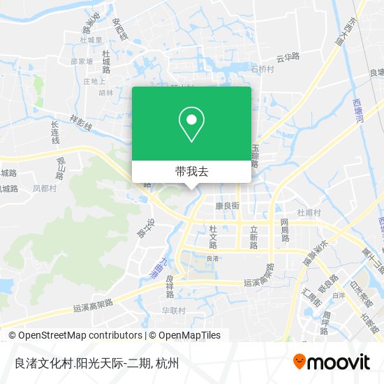 良渚文化村.阳光天际-二期地图