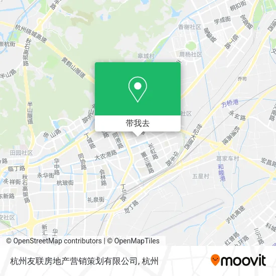 杭州友联房地产营销策划有限公司地图