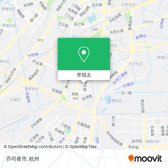 乔司夜市地图