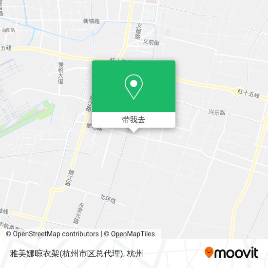 雅美娜晾衣架(杭州市区总代理)地图
