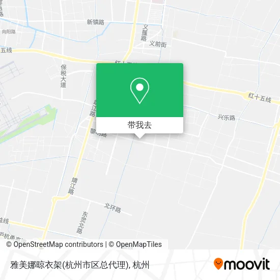 雅美娜晾衣架(杭州市区总代理)地图