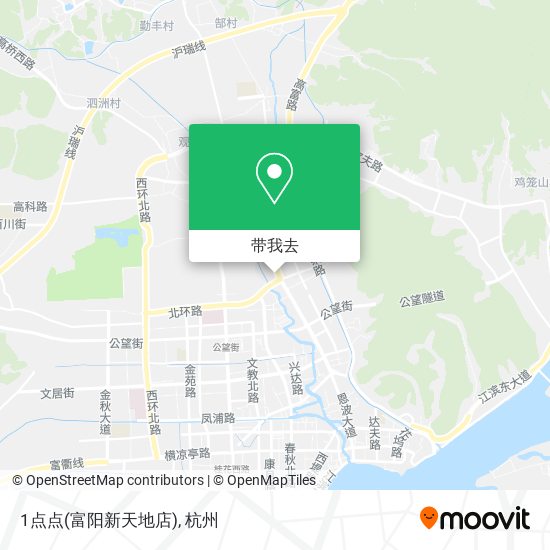 1点点(富阳新天地店)地图
