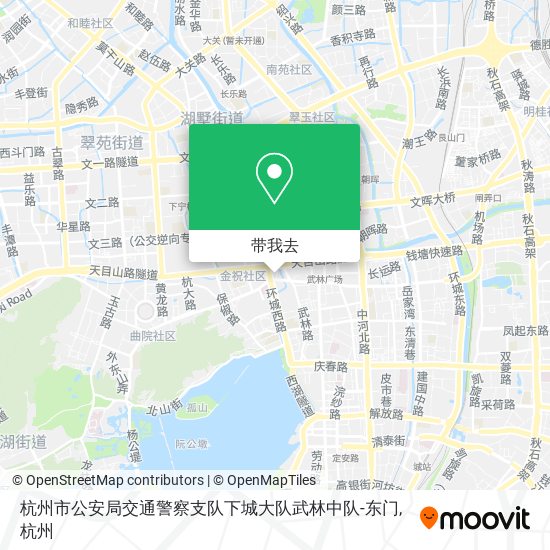 杭州市公安局交通警察支队下城大队武林中队-东门地图