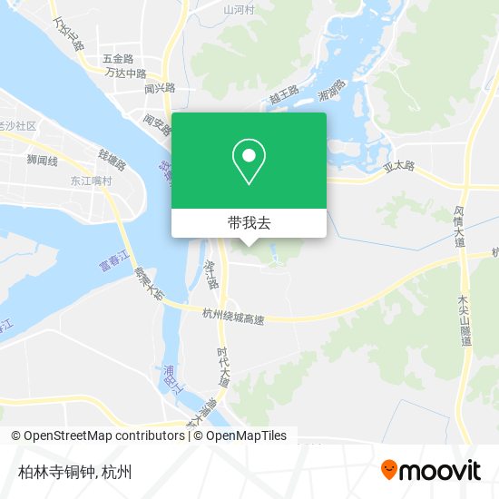 柏林寺铜钟地图
