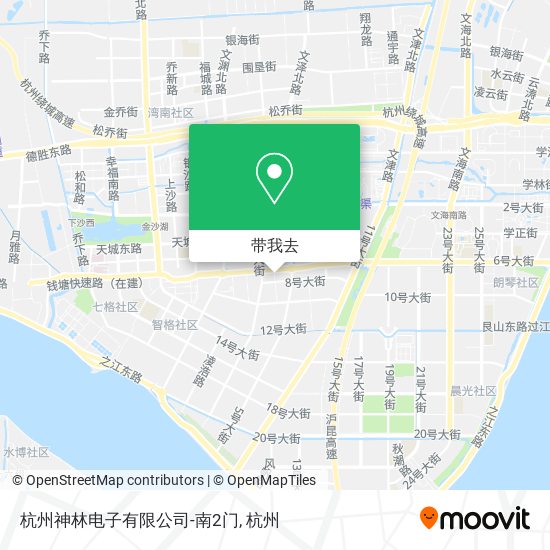 杭州神林电子有限公司-南2门地图