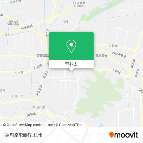 建刚摩配商行地图