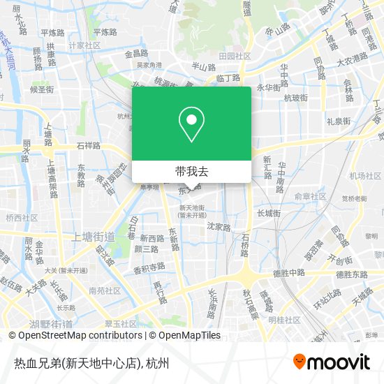 热血兄弟(新天地中心店)地图