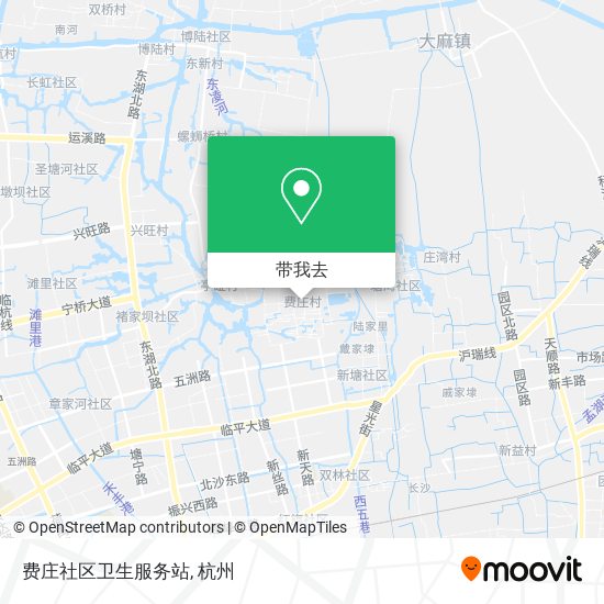 费庄社区卫生服务站地图