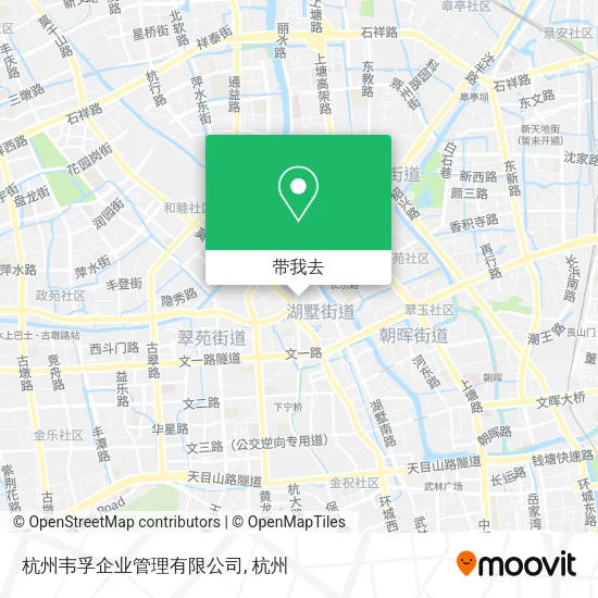 杭州韦孚企业管理有限公司地图