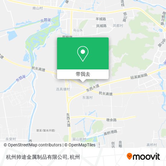杭州帅途金属制品有限公司地图
