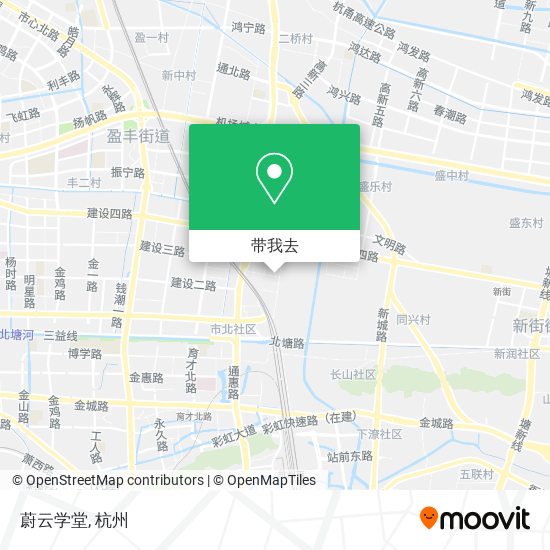 蔚云学堂地图