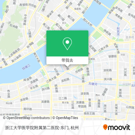浙江大学医学院附属第二医院-东门地图
