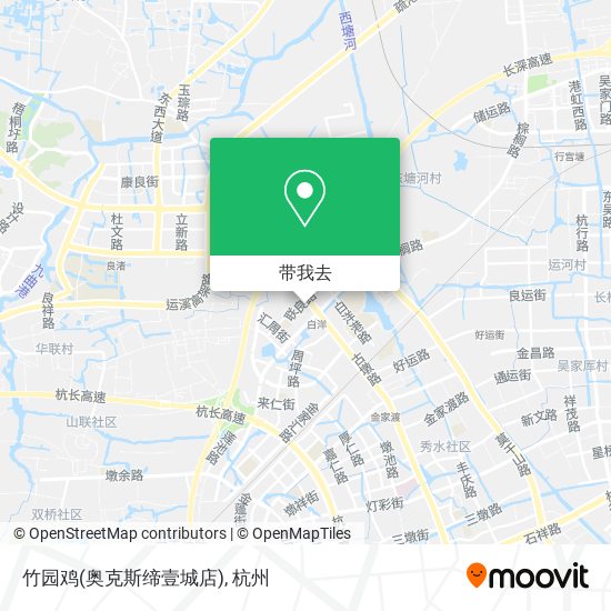 竹园鸡(奥克斯缔壹城店)地图