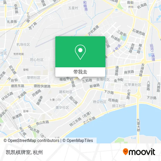 凯凯棋牌室地图