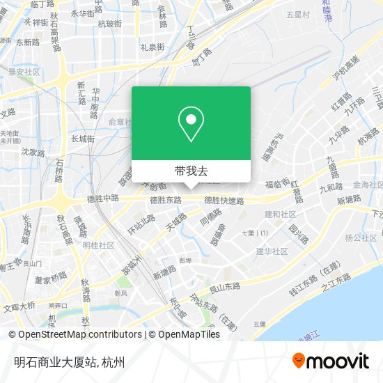 明石商业大厦站地图