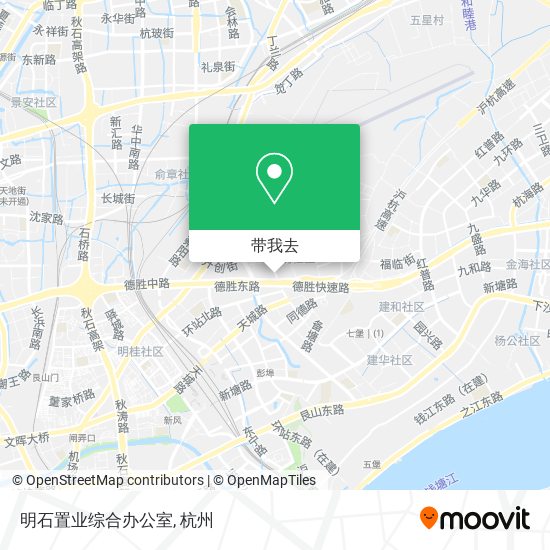 明石置业综合办公室地图