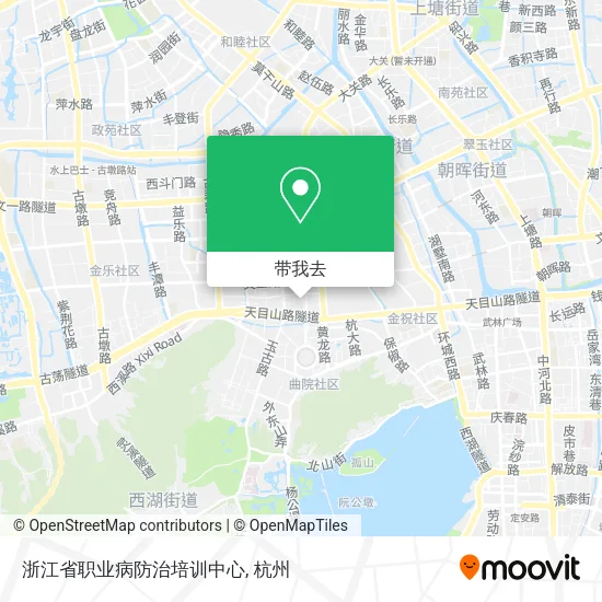 浙江省职业病防治培训中心地图