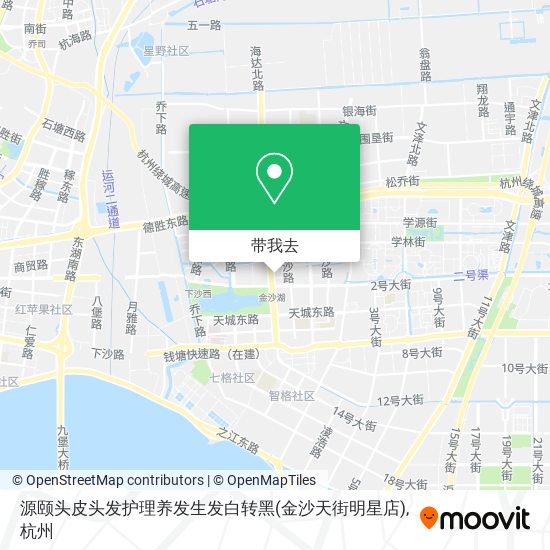 源颐头皮头发护理养发生发白转黑(金沙天街明星店)地图