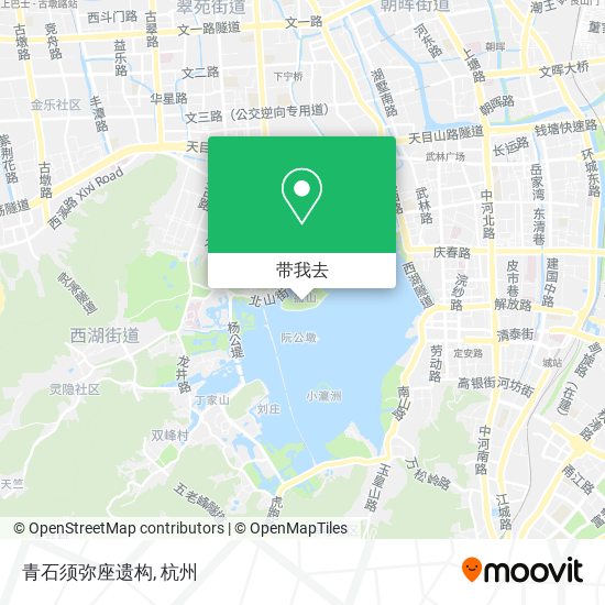 青石须弥座遗构地图