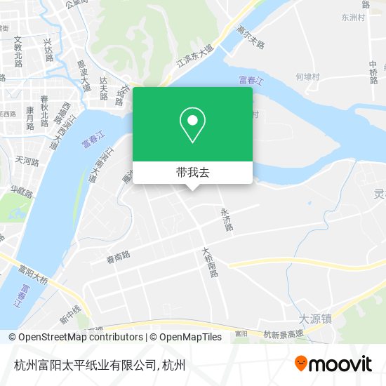 杭州富阳太平纸业有限公司地图
