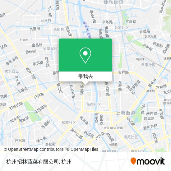 杭州招林蔬菜有限公司地图