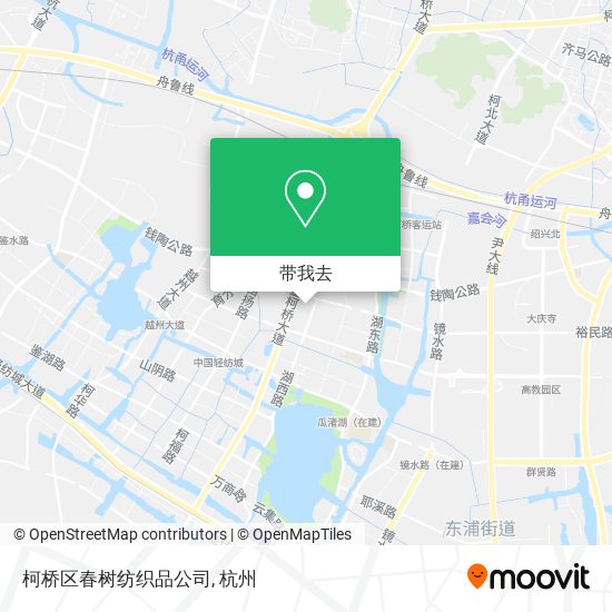 柯桥区春树纺织品公司地图