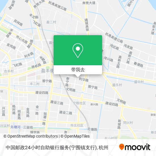 中国邮政24小时自助银行服务(宁围镇支行)地图