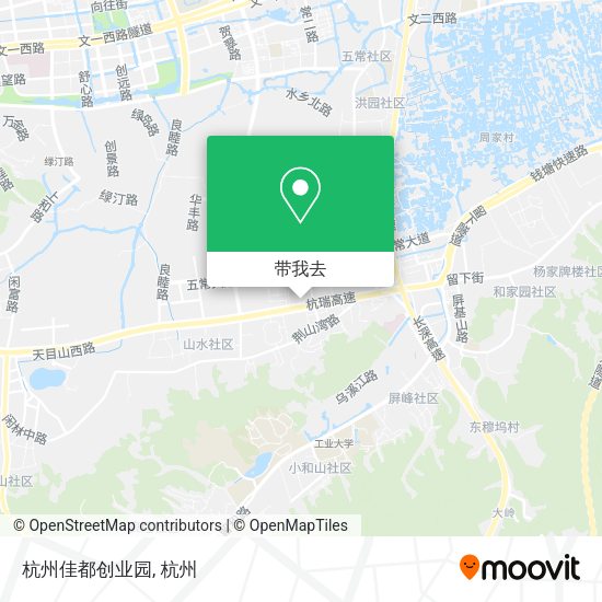 杭州佳都创业园地图