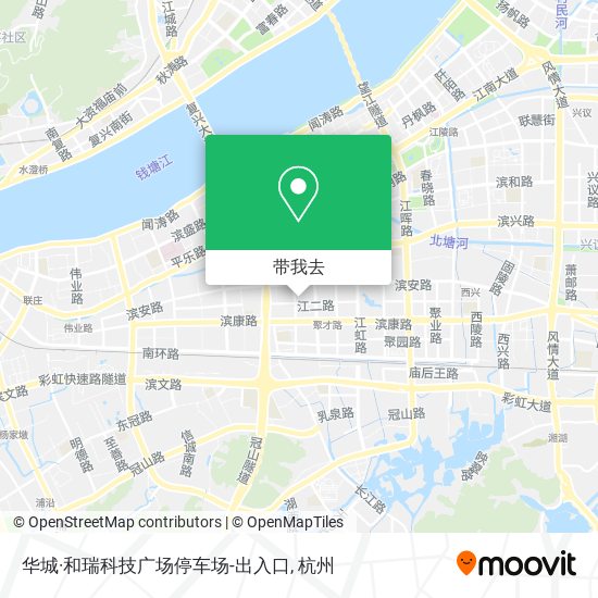 华城·和瑞科技广场停车场-出入口地图