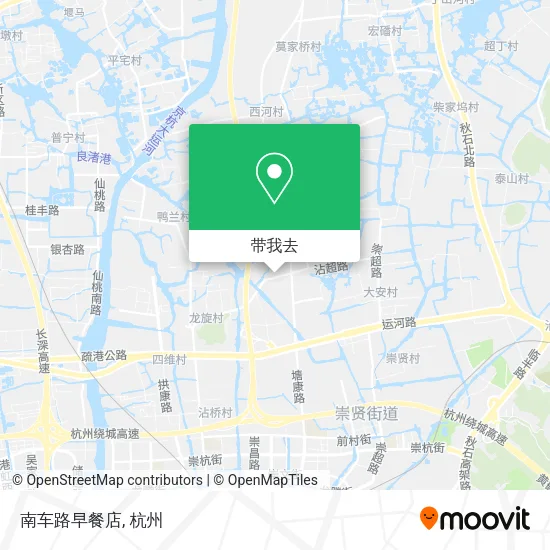 南车路早餐店地图