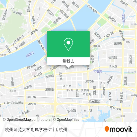 杭州师范大学附属学校-西门地图