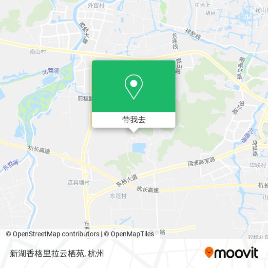 新湖香格里拉云栖苑地图